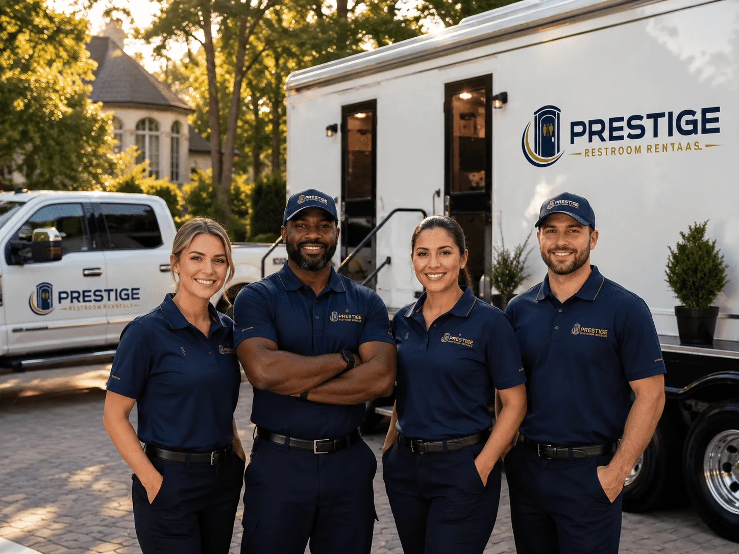 Trusted Luxury Portable Restrooms company in Harmony, IN